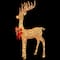 48" Champagne Standing Reindeer, Mini Clear LED Lights